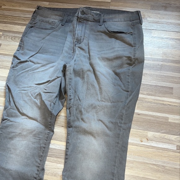 Old navy gray midrise rockstar skinny jeans - Picture 2 of 4